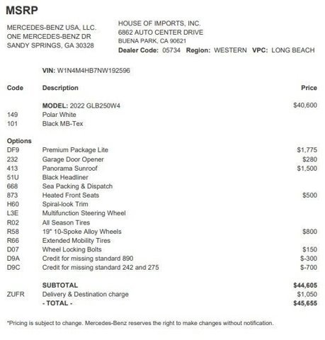 Certified 2022 Mercedes-Benz GLB 250 4MATIC video 3