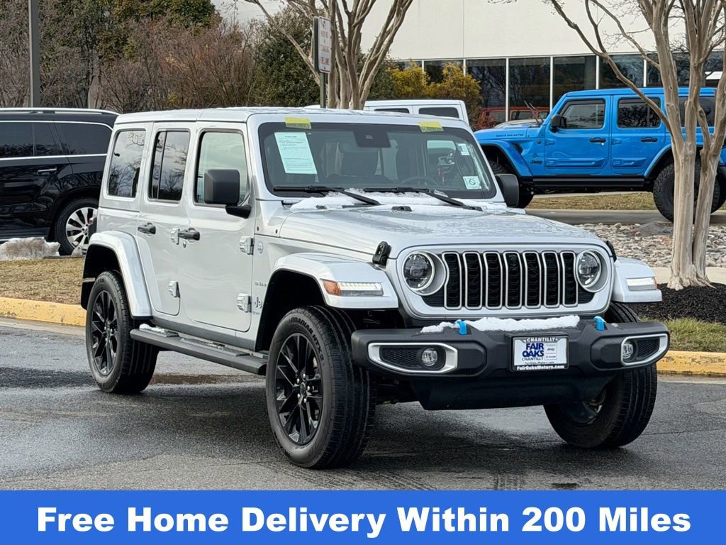 Used 2024 Jeep Wrangler Unlimited Sahara w/ Technology Group image 1