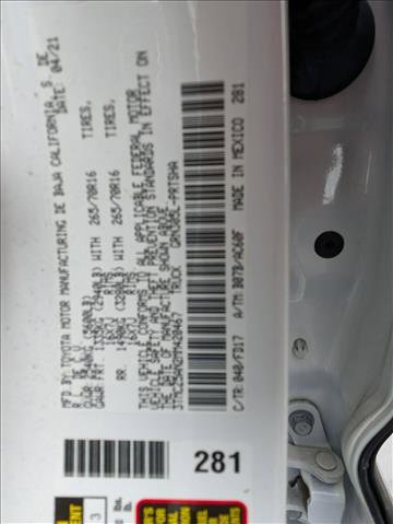 Used 2021 Toyota Tacoma TRD Off-Road w/ Technology Package image 23