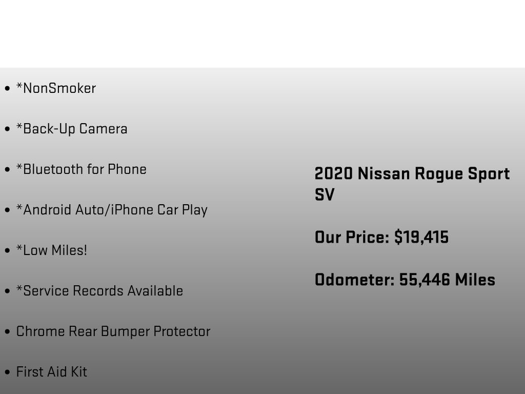 Used 2020 Nissan Rogue Sport SV AWD/4WD image 6