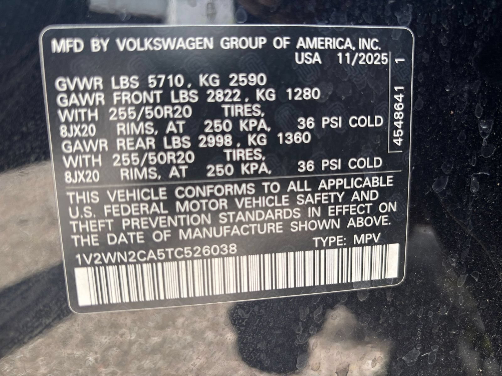 Used 2026 Volkswagen Atlas SE FWD image 34