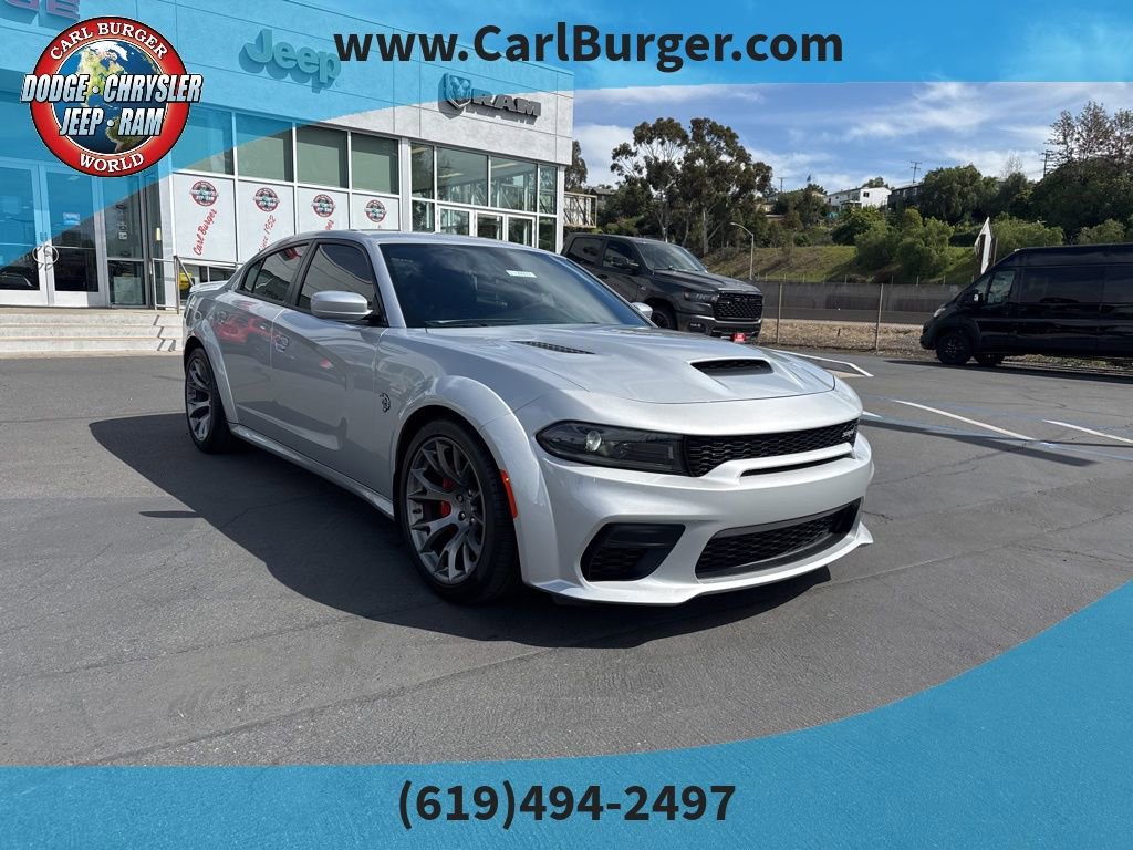 Used 2022 Dodge Charger SRT Hellcat w/ Carbon/Suede Interior Package image 1