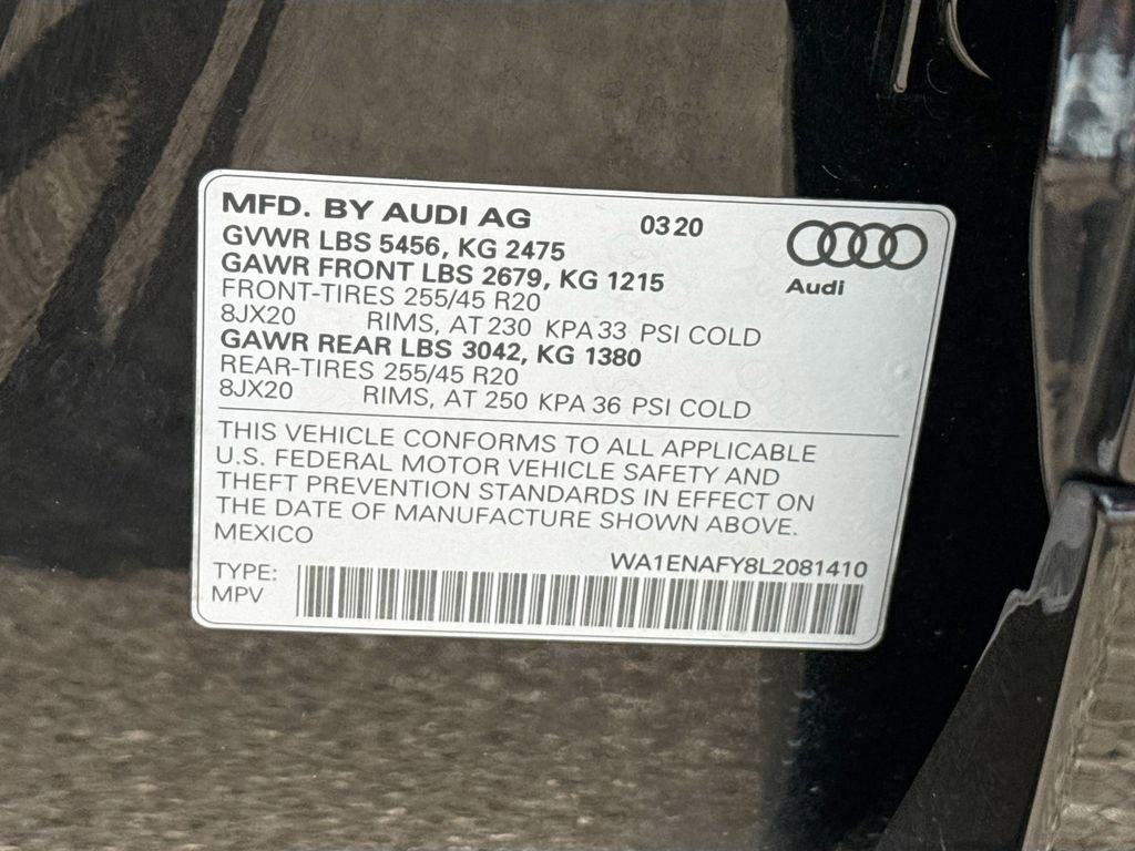 Used 2020 Audi Q5 2.0T Titanium Premium Plus w/ Premium Plus Package image 45