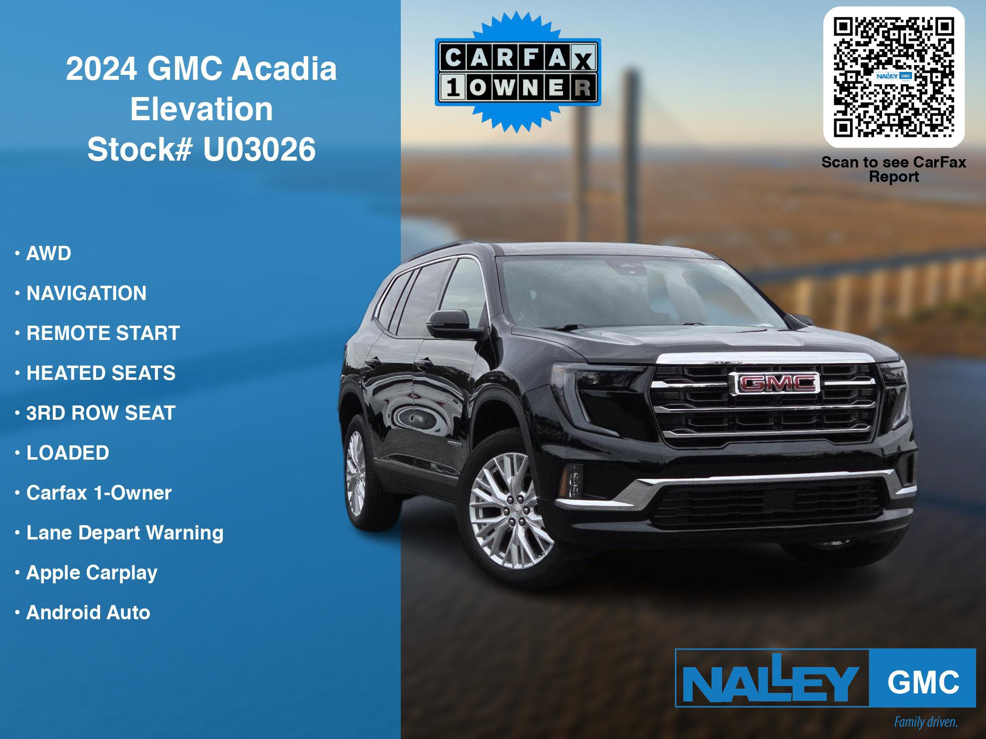 Used 2024 GMC Acadia Elevation AWD/4WD image 7