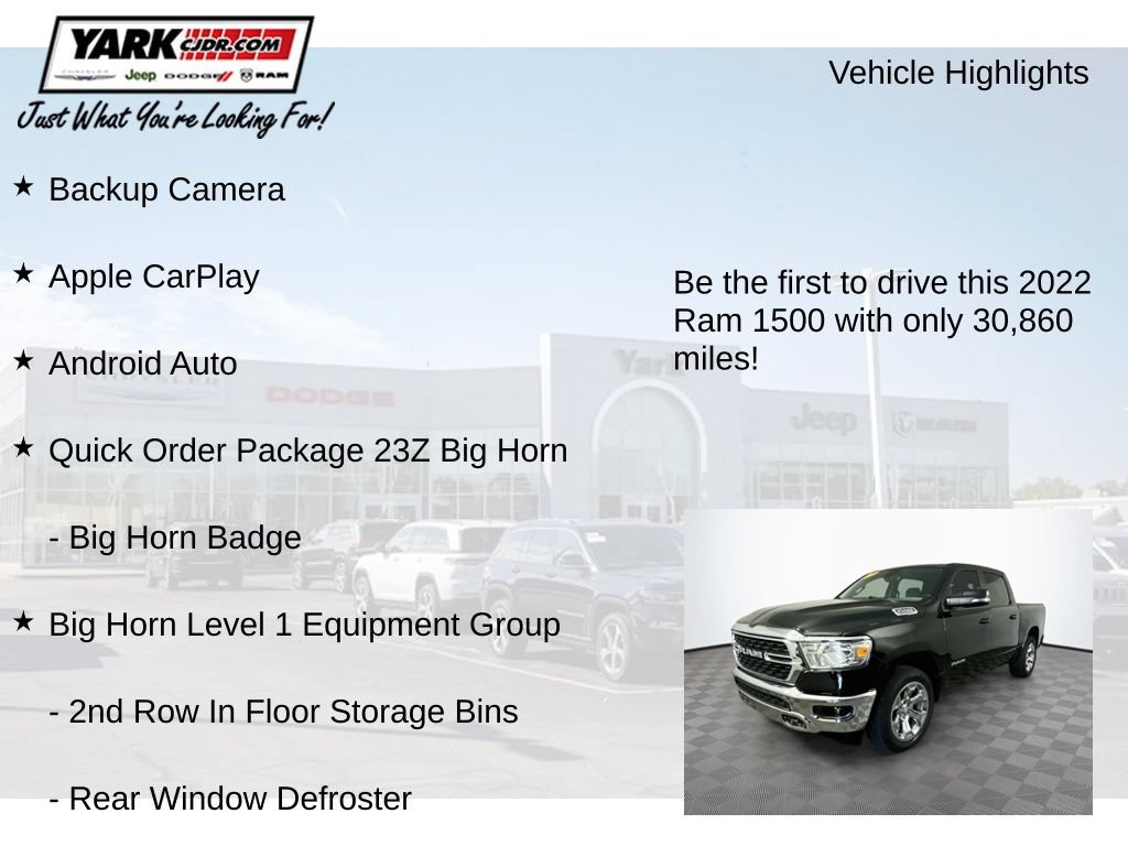 Certified 2022 RAM 1500 Big Horn AWD/4WD image 13