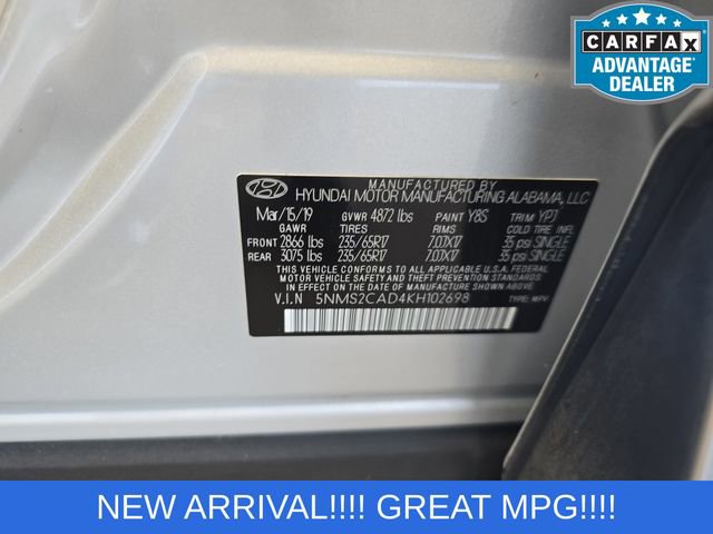 Used 2019 Hyundai Santa Fe SE AWD/4WD image 27