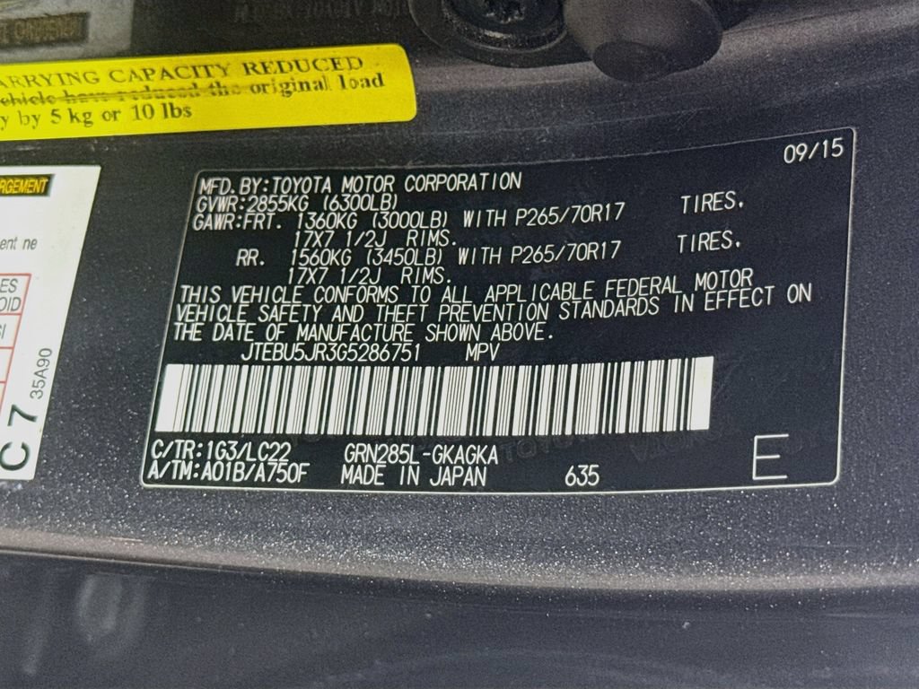 Used 2016 Toyota 4Runner Trail Premium AWD/4WD image 31