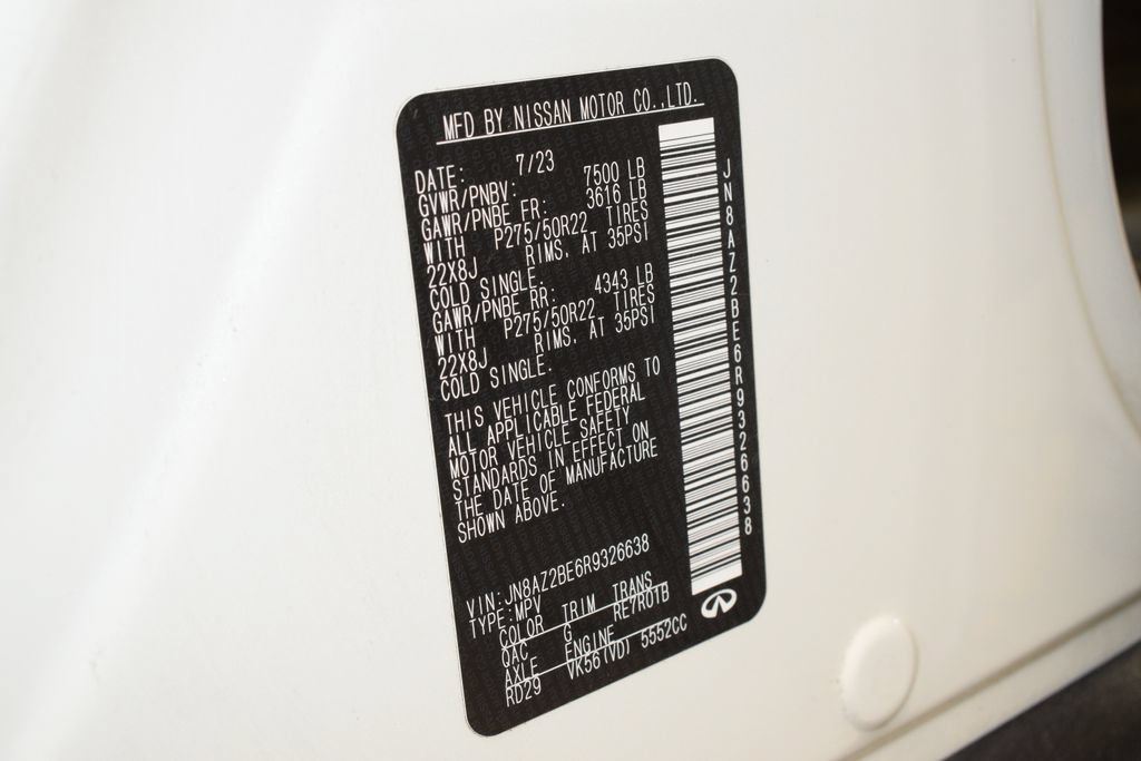 Certified 2024 INFINITI QX80 Sensory AWD/4WD image 42