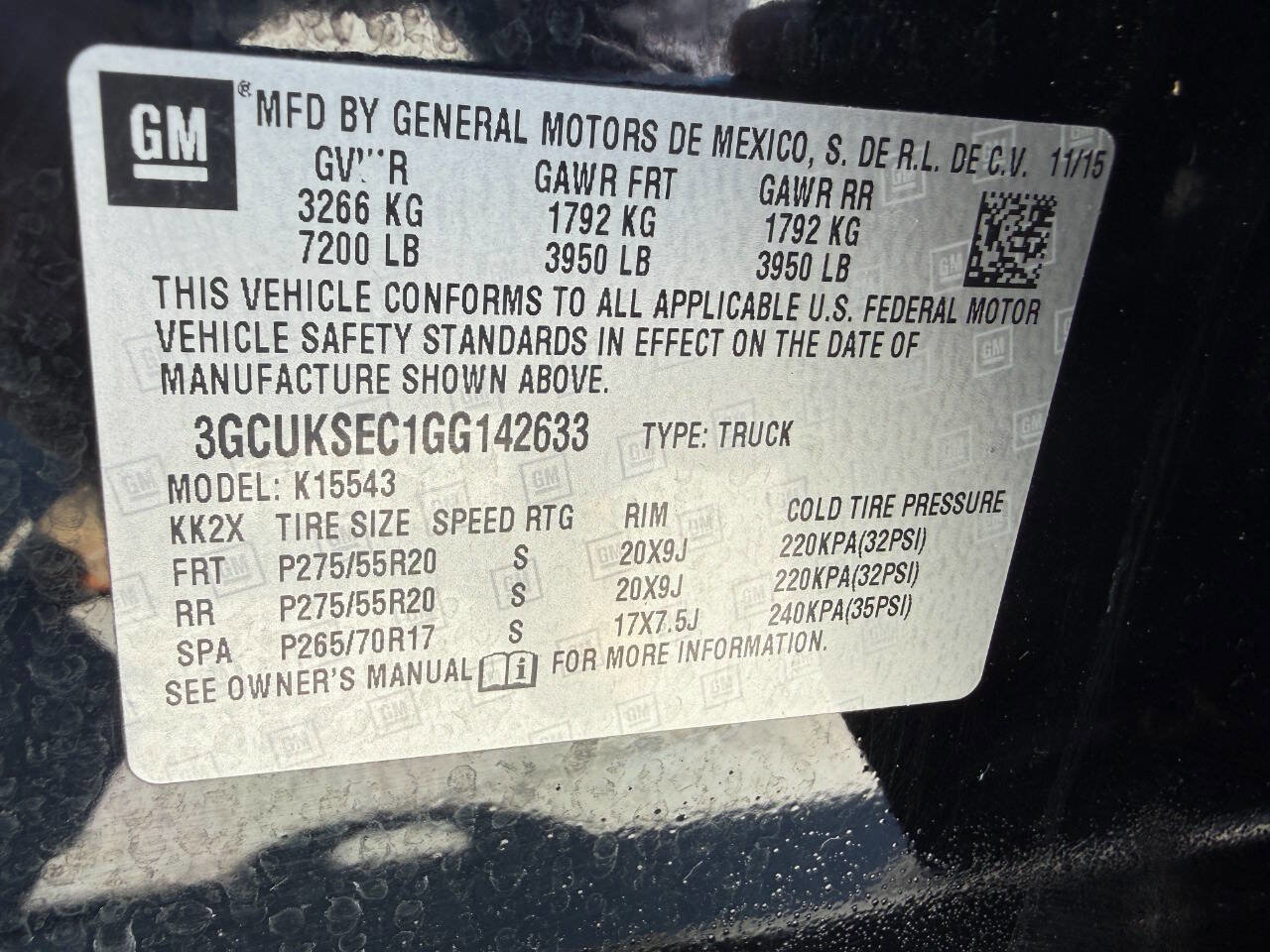 Used 2016 Chevrolet Silverado 1500 LTZ w/ LTZ Plus Package image 47