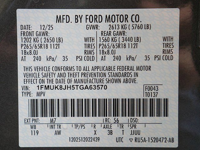 New 2026 Ford Explorer Active w/ Active Comfort Package AWD/4WD image 42