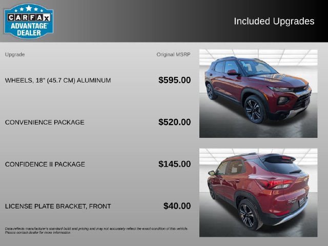 Certified 2023 Chevrolet TrailBlazer LT w/ Convenience Package AWD/4WD image 3