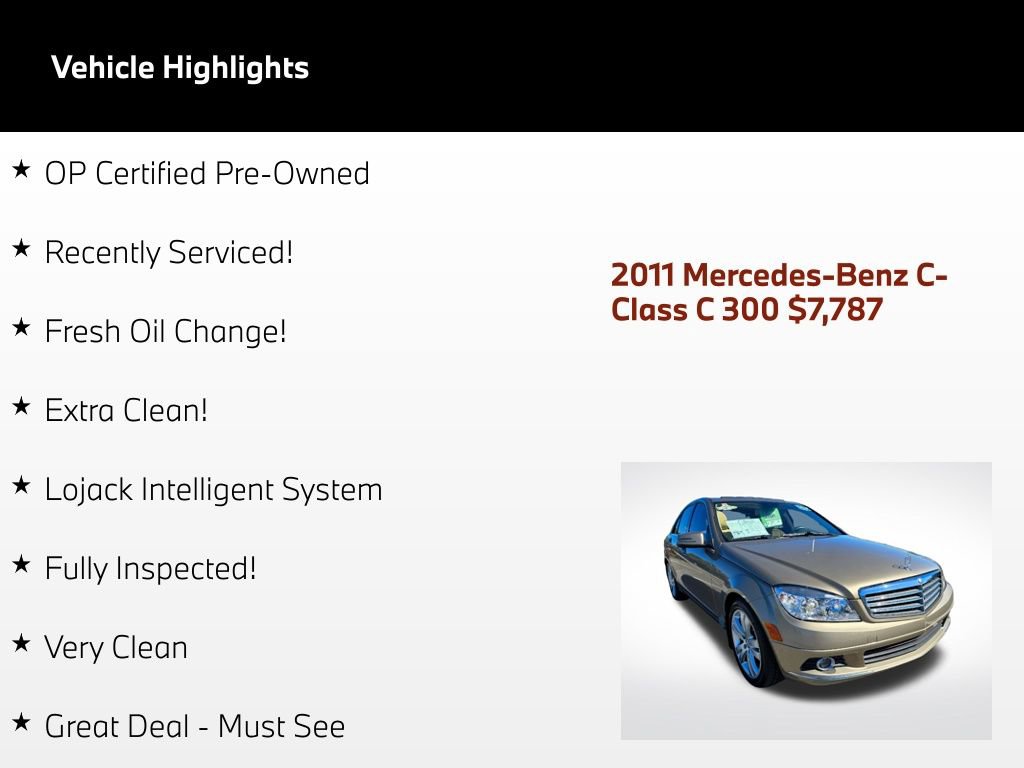 Used 2011 Mercedes-Benz C 300 Sedan image 4