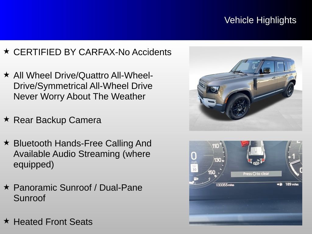 Used 2025 Land Rover Defender 110 S AWD/4WD image 4