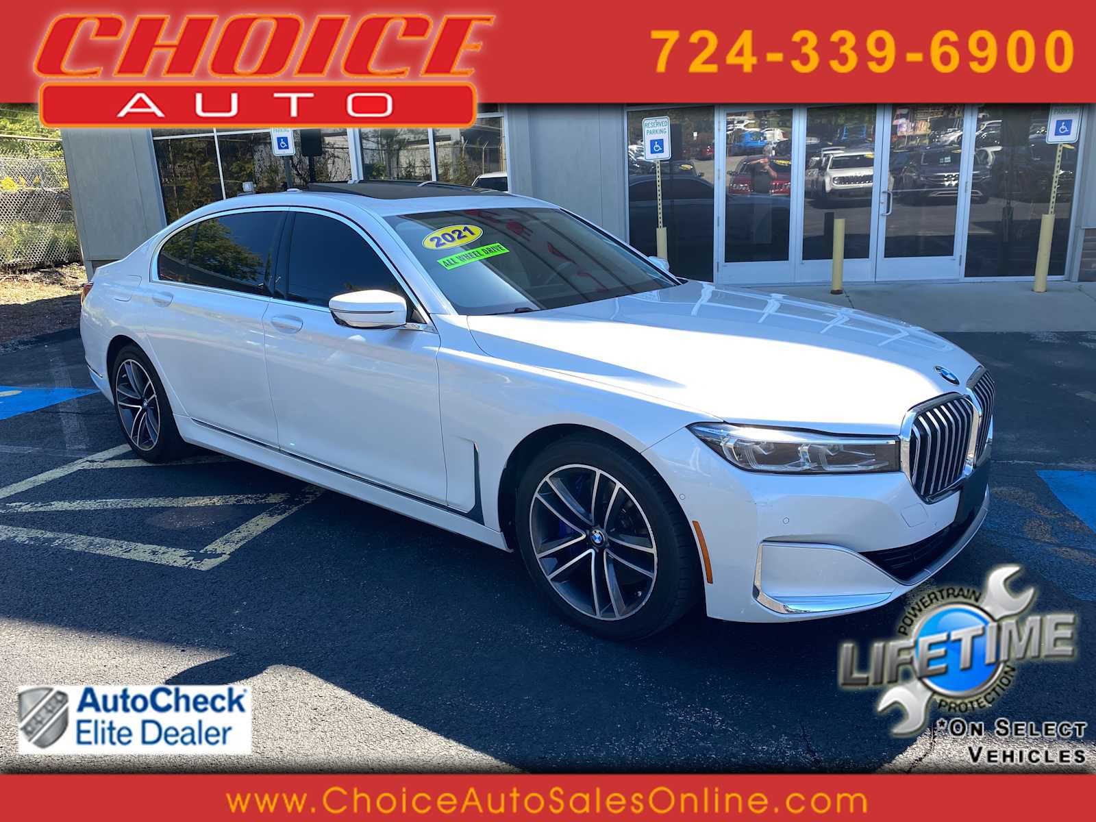 Used 2021 BMW 750i xDrive w/ Luxury Rear Seating Package AWD/4WD image 1