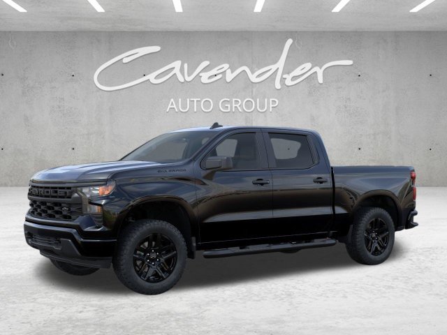 New 2026 Chevrolet Silverado 1500 Custom w/ Turbomax Blackout Package RWD image 2