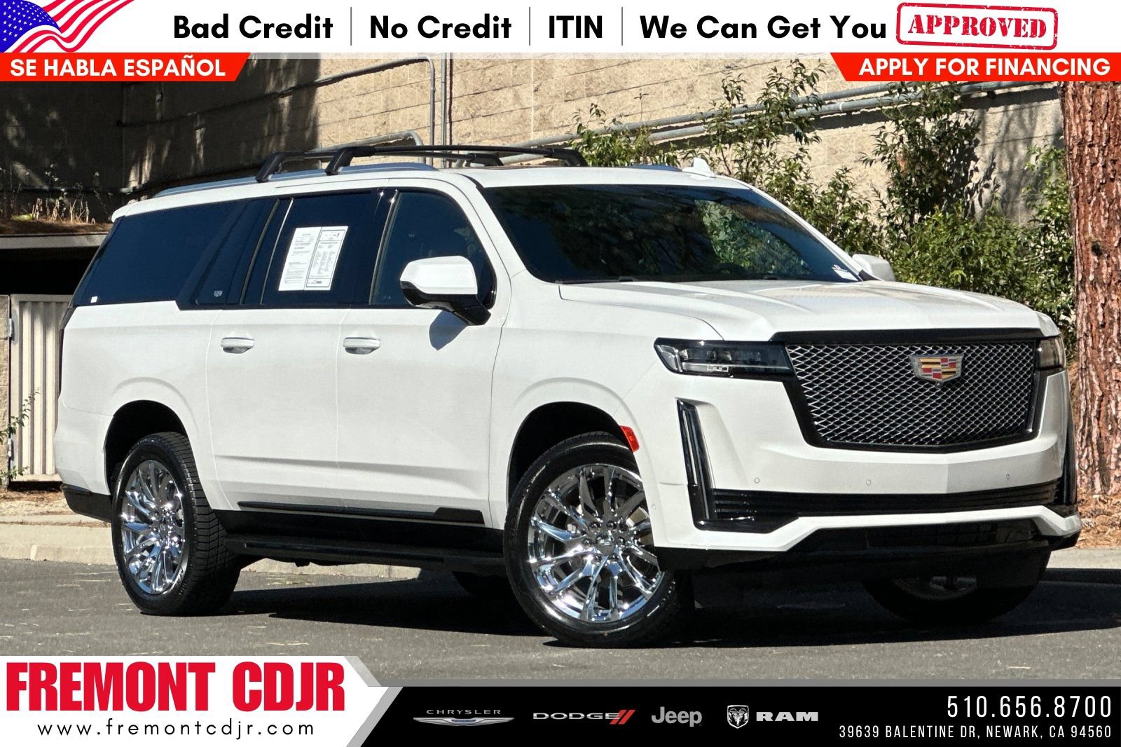 Used 2023 Cadillac Escalade ESV Premium Luxury w/ LPO, Radiant Package AWD/4WD 360° Tour