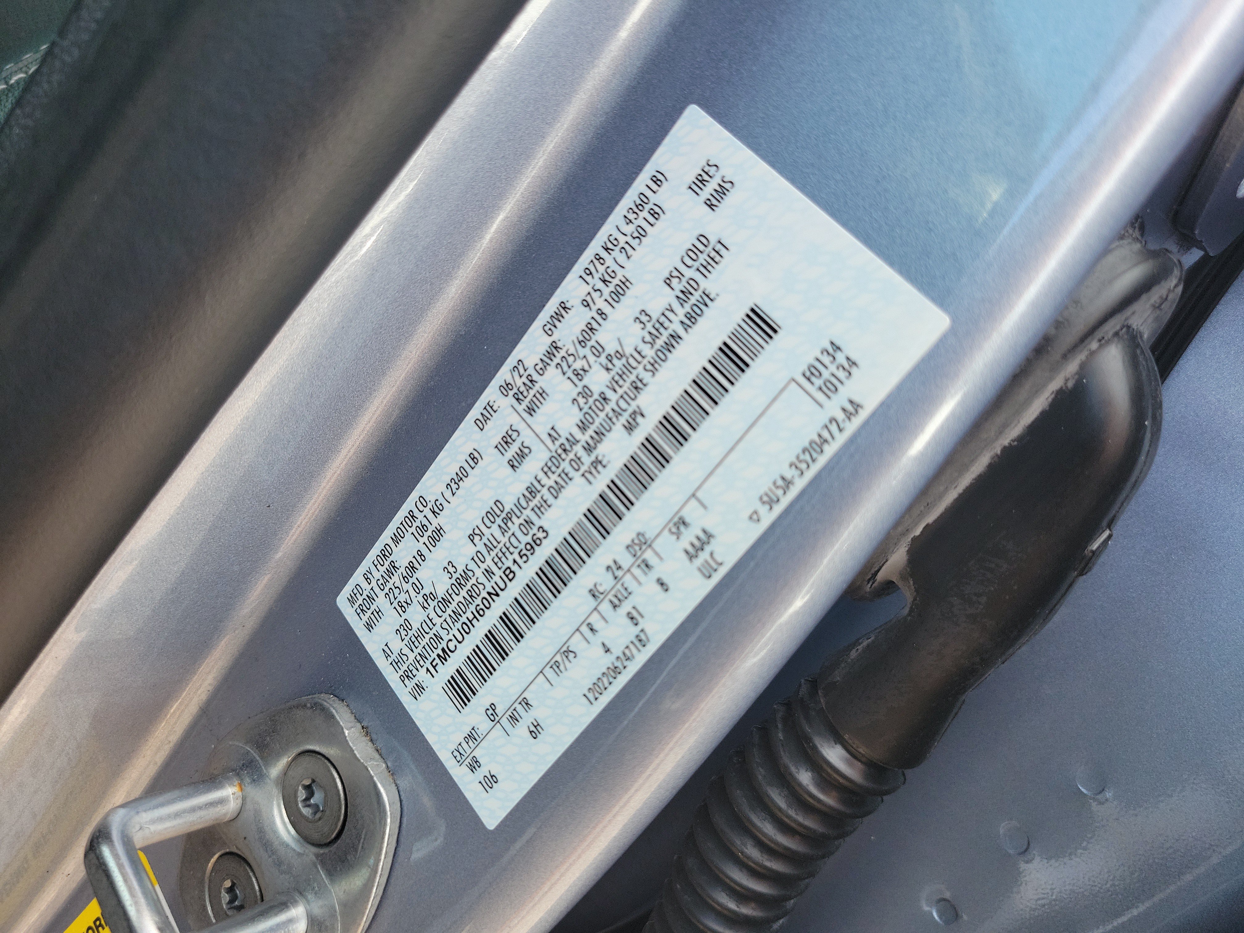Used 2022 Ford Escape SEL FWD image 29