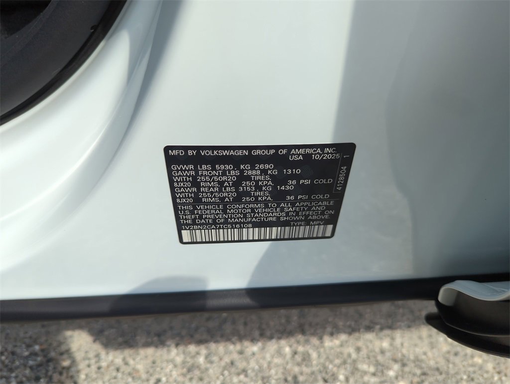 New 2026 Volkswagen Atlas SEL image 45