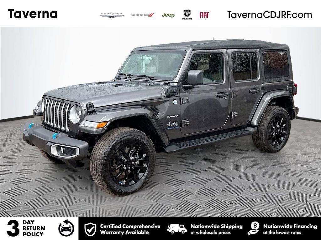 Used 2023 Jeep Wrangler Unlimited Sahara w/ Cold Weather Group image 1