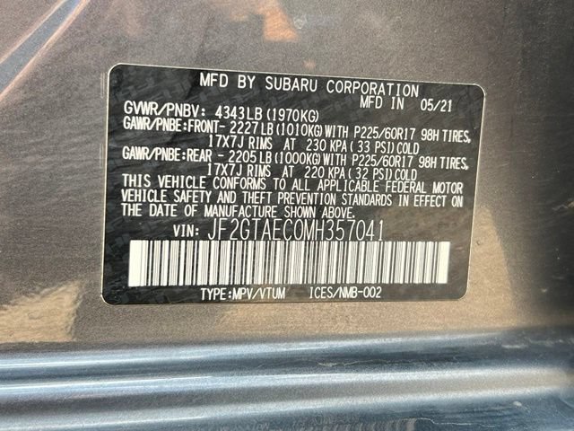 Used 2021 Subaru Crosstrek 2.0i Premium w/ Moonroof Package AWD/4WD image 22