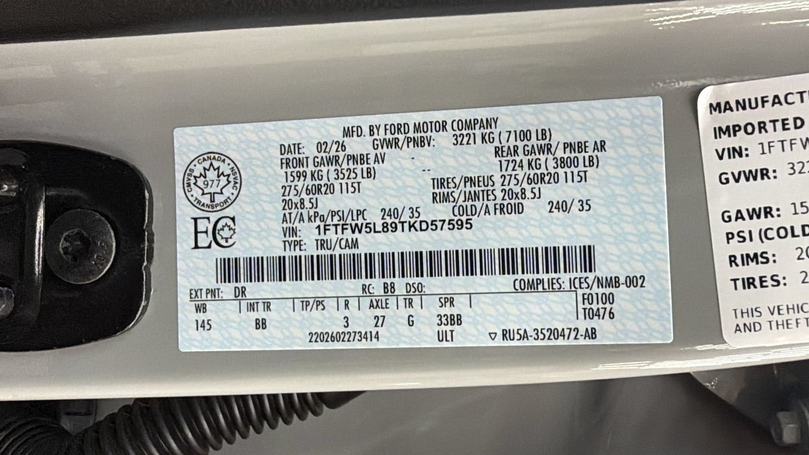 Used 2026 Ford F150 Lariat AWD/4WD image 46