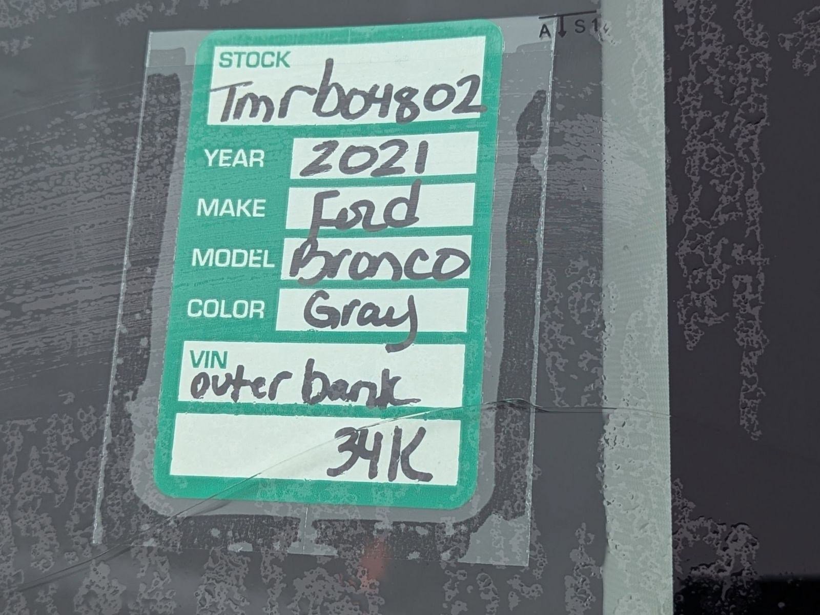 Used 2021 Ford Bronco Sport Outer Banks image 10