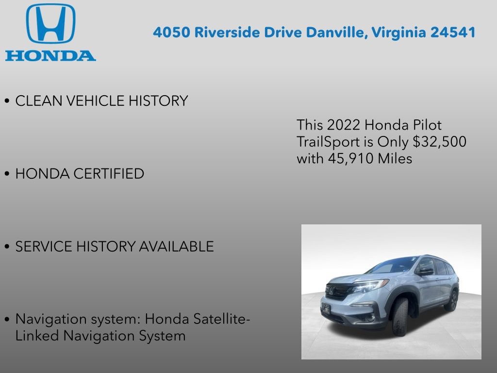 Used 2022 Honda Pilot TrailSport image 7