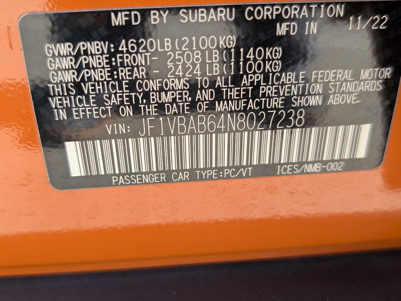 Used 2022 Subaru WRX image 22