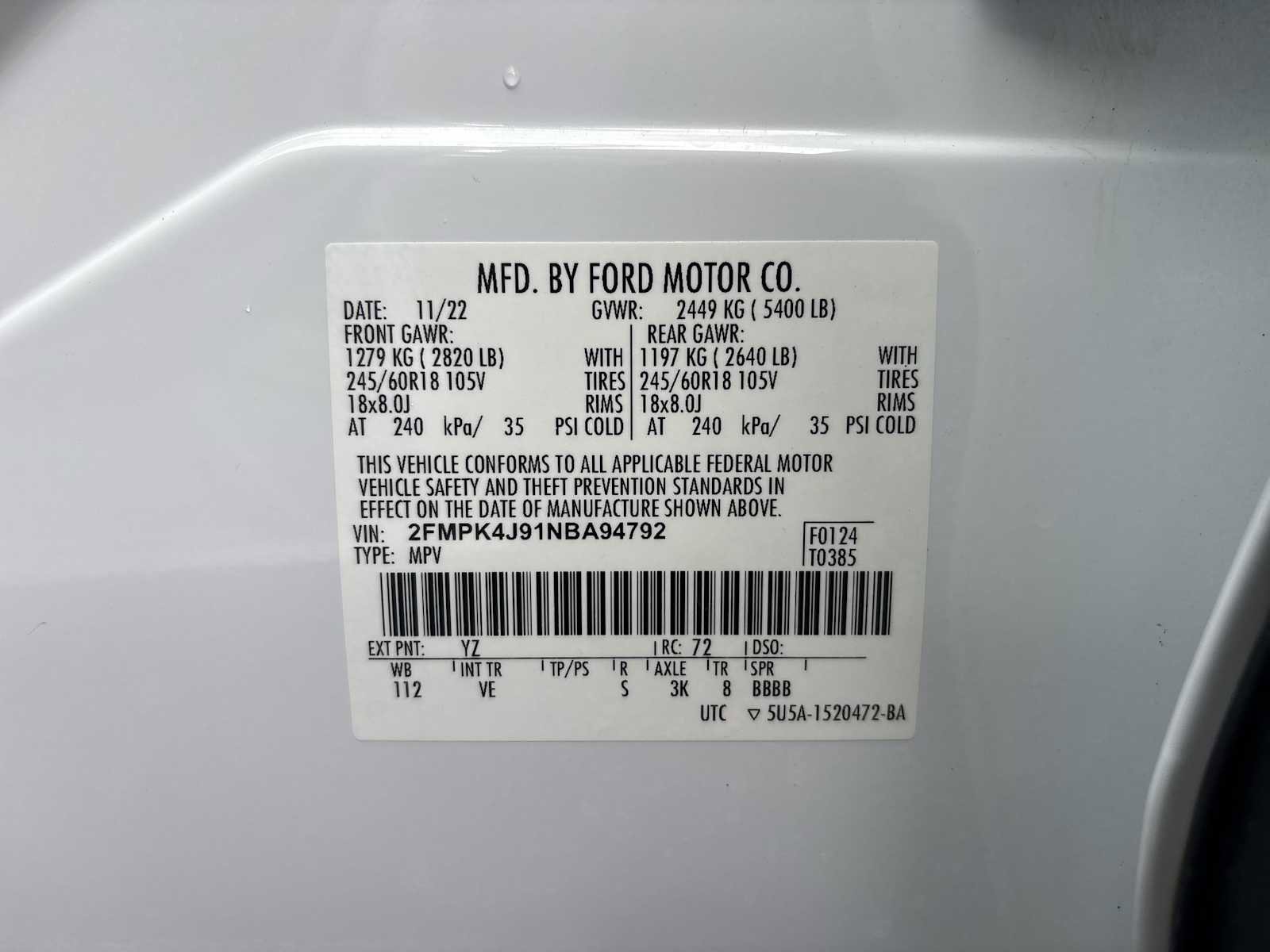 Used 2022 Ford Edge SEL image 24