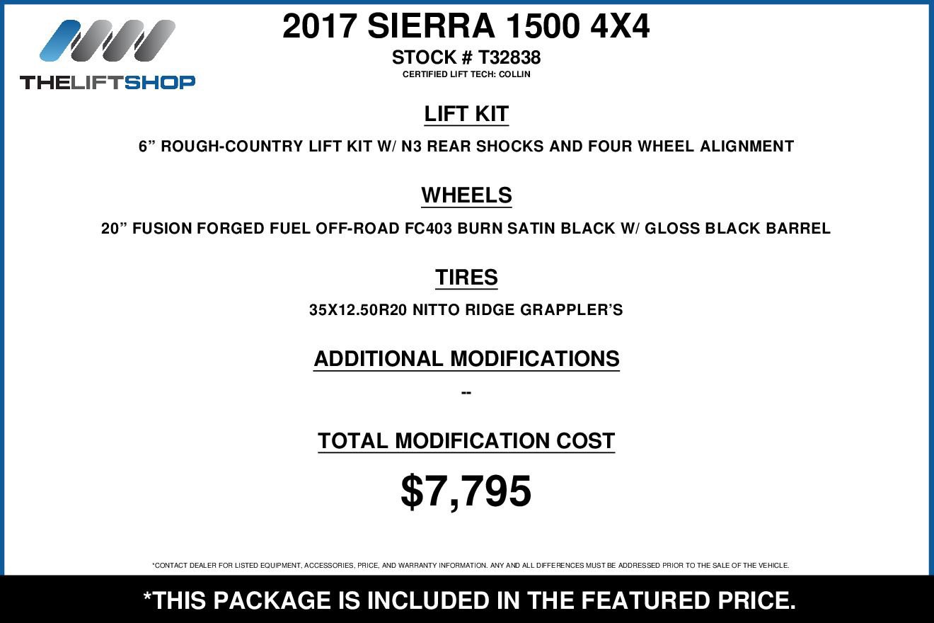 Used 2017 GMC Sierra 1500 SLT w/ Texas SLT Premium Package AWD/4WD image 2