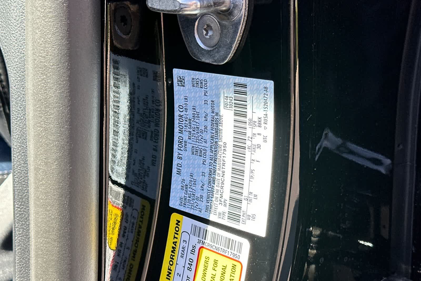 New 2026 Ford Bronco Sport Outer Banks w/ Sasquatch Outer Banks Package AWD/4WD image 29