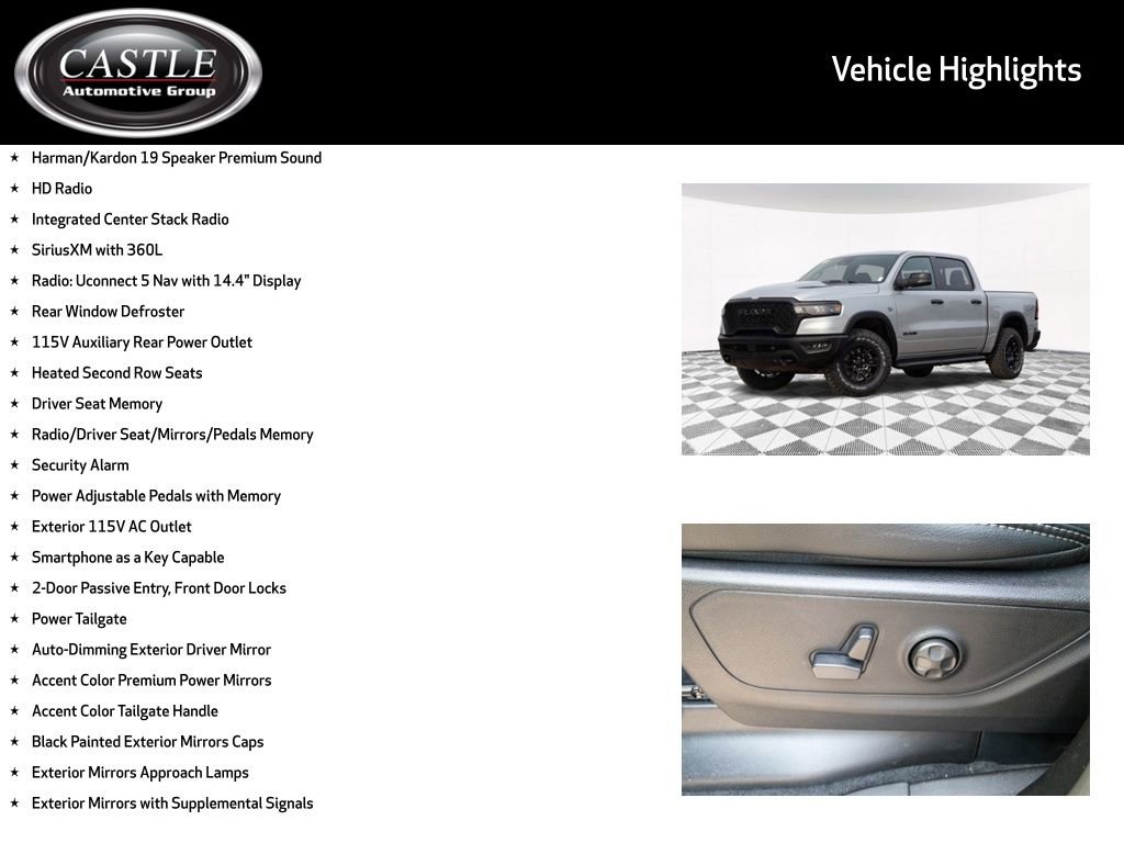 New 2026 RAM 1500 Rebel w/ G/T Package image 14