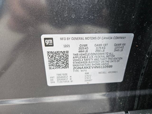 Used 2022 Chevrolet Equinox LT FWD image 30