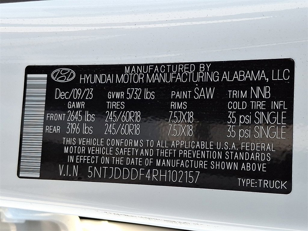 Used 2024 Hyundai Santa Cruz XRT image 28