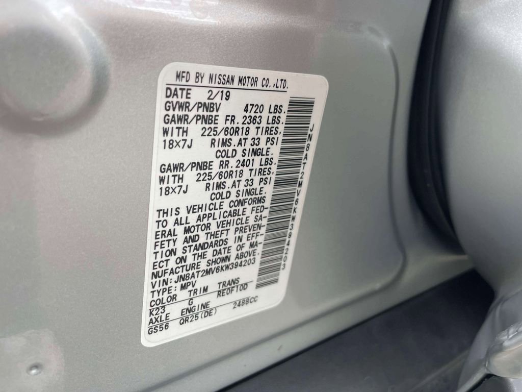 Used 2019 Nissan Rogue SV w/ Premium Package AWD/4WD image 19