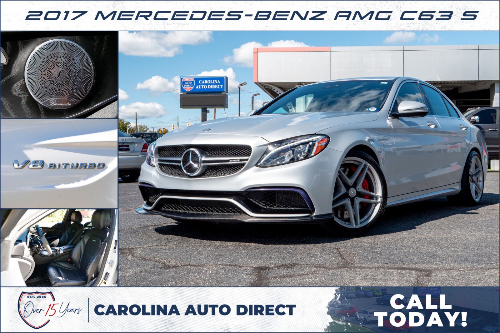 Used 2017 Mercedes-Benz C 63 AMG S