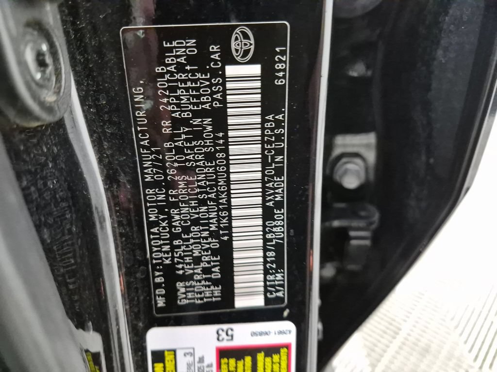 Used 2021 Toyota Camry XSE w/ Navigation Package FWD image 33
