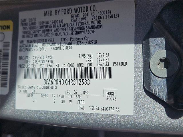 Used 2017 Ford Fusion SE w/ Fusion SE Technology Package image 23