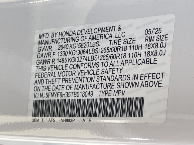 Certified 2026 Honda Passport RTL image 28