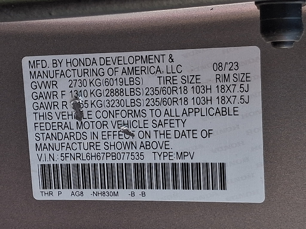 Used 2023 Honda Odyssey EX-L image 30