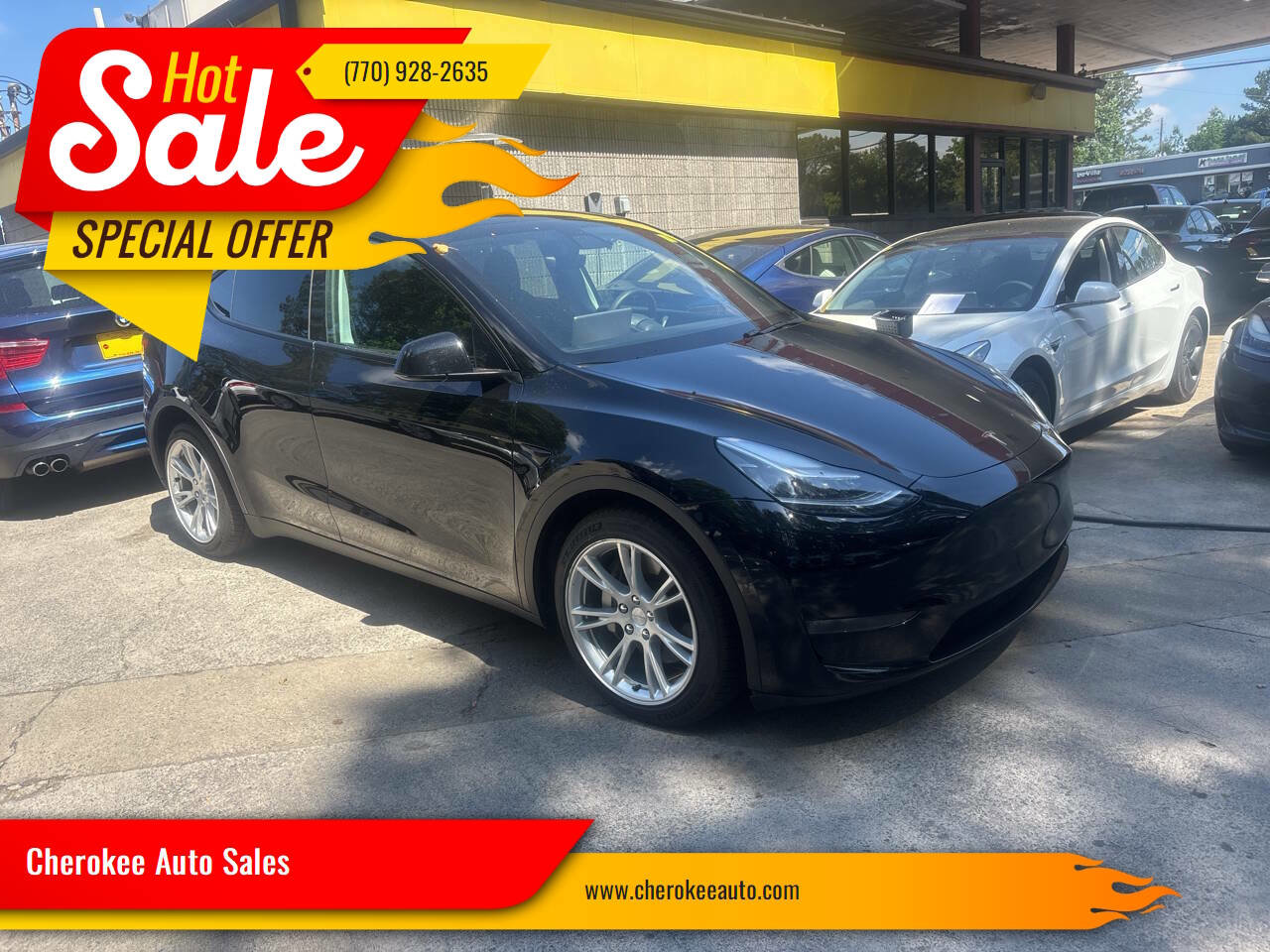 Used 2020 Tesla Model Y Long Range AWD/4WD image 1