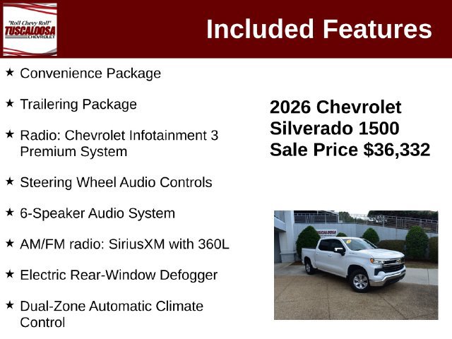 Certified 2026 Chevrolet Silverado 1500 LT RWD image 12