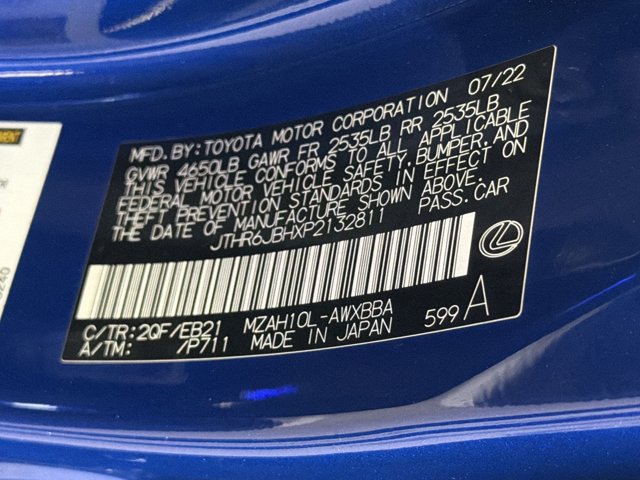 Certified 2023 Lexus UX 250h F Sport w/ Accessory Package (Z2) FWD image 29