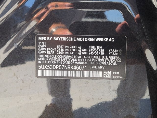 Used 2022 BMW X3 xDrive30i w/ Convenience Package image 16