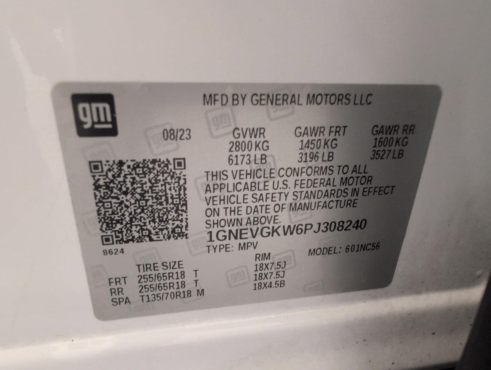 Used 2023 Chevrolet Traverse LT w/ LPO, Floor Liner Package AWD/4WD image 29