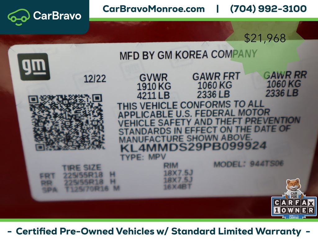 Certified 2023 Buick Encore GX Select w/ Sport Touring Package FWD image 53