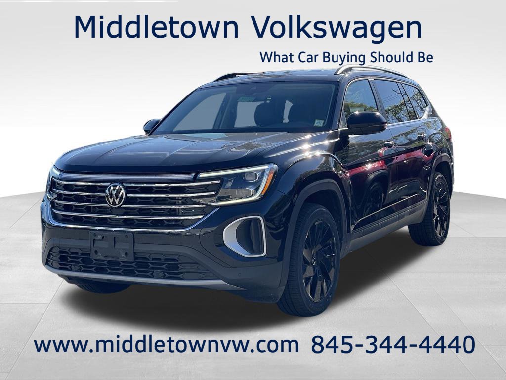 Used 2024 Volkswagen Atlas SE w/ Black Wheel Package AWD/4WD image 1