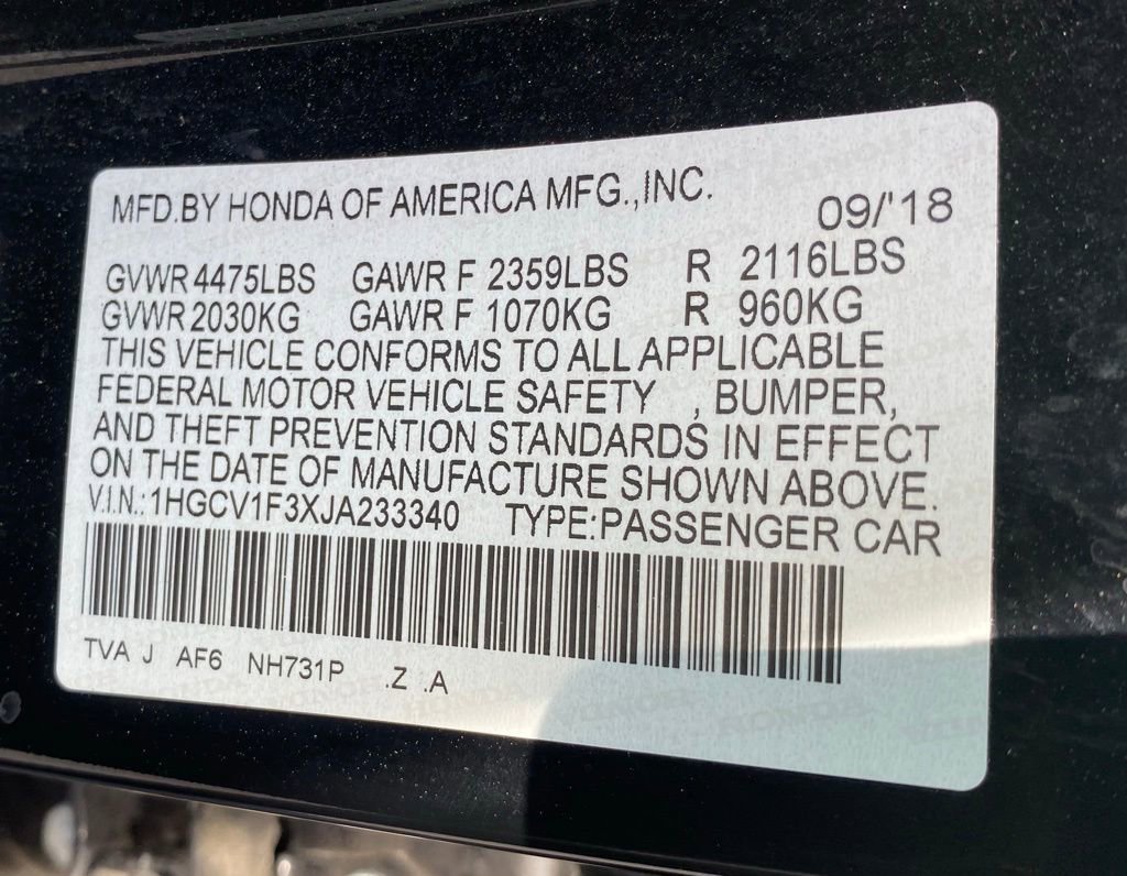 Used 2018 Honda Accord Sport image 20