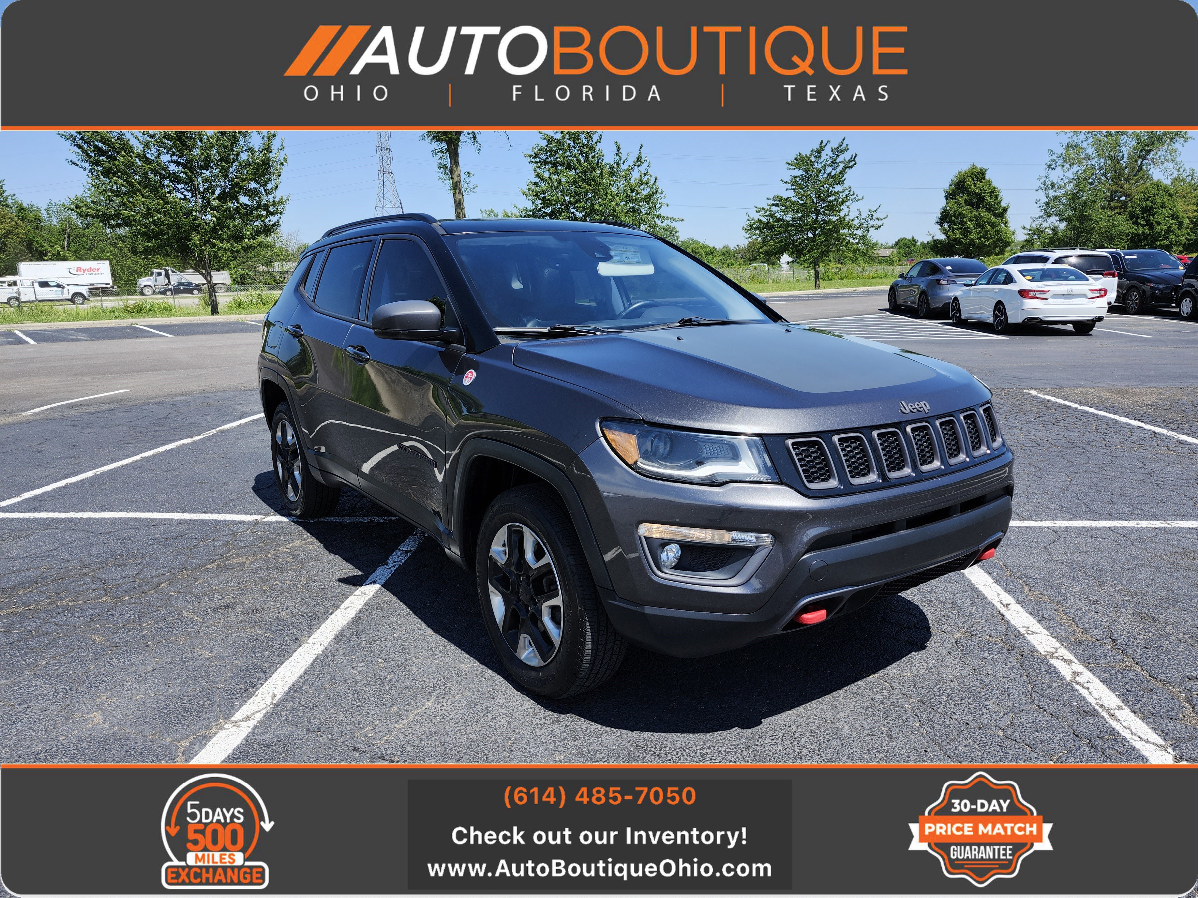 Used 2017 Jeep Compass Trailhawk w/ Leather Interior Group AWD/4WD image 1