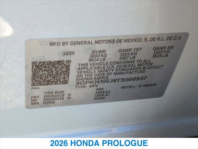 New 2026 Honda Prologue Touring image 26